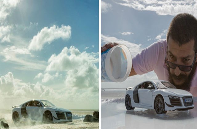 [FOTO] Iti vine sa crezi ca aceste fotografii sunt facute cu o masina de jucarie?