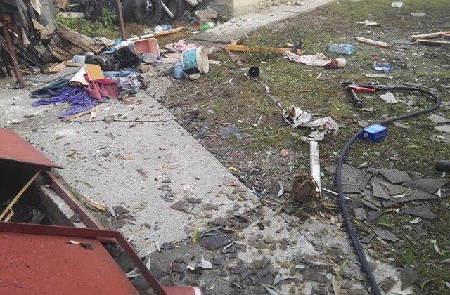 Explozie intr-o casa din Satu Mare. O batrana a ajuns de urgenta la spital