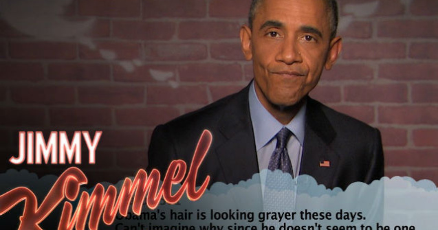 Trebuie sa il vezi pe Obama citind mesaje rautacioase de pe Twitter