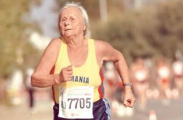 Elena Pagu, 90 de ani, castigatoarea competitiei de 5.000 de metri din Australia