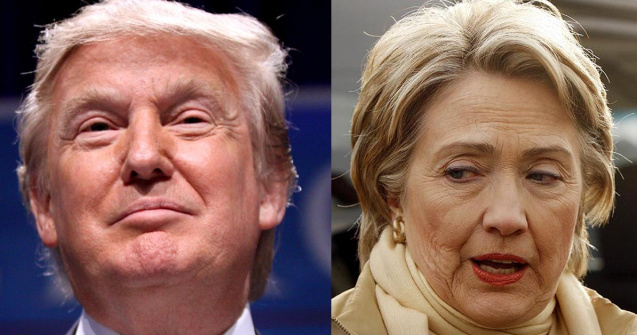 Hillary Clinton si Donald Trump, cu sanse egale la presedintia SUA