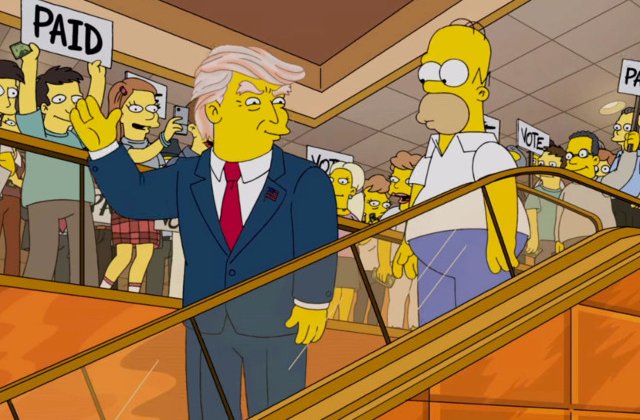 [VIDEO] Serialul "The Simpsons" a prezis alegerea lui Trump, acum 16 ani