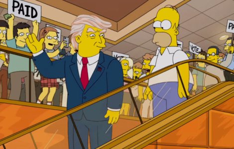  Video  Serialul "The Simpsons" a prezis alegerea lui Trump, acum 16 ani