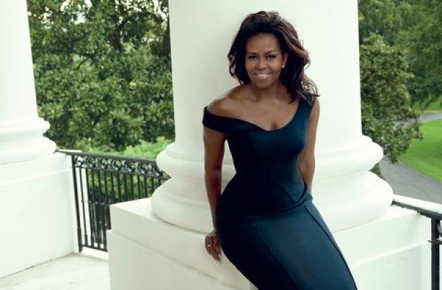 Michelle Obama apare pe coperta revistei Vogue, in numarul din decembrie