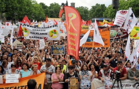 Peste 25.000 de musulmani alawiti si kurzi, pe strazile din Koln