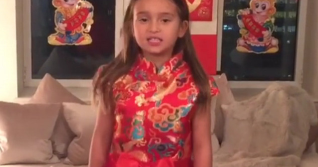 La 5 ani, nepoata lui Donald Trump i-a cucerut pe chinezi cu o poezie