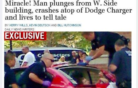 A sarit de la etajul 39, dar a supravietuit