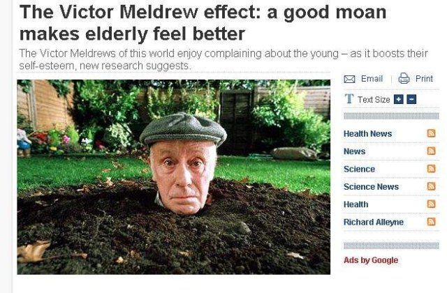 Batranii se bucura de "raul" tinerilor