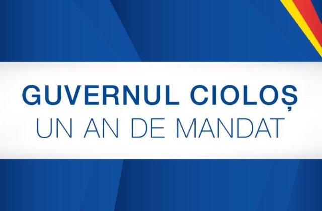 Guvernul Ciolos a publicat bilantul dupa 1 an de guvernare