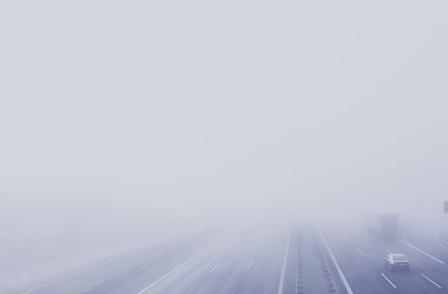 Cod GALBEN de ceata in mai multe judete. Vizibilitate sub 50 de metri