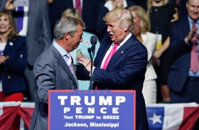 Theresa May ii taie avantul lui Farage: "Nu exista post de ambasador vacant in SUA"