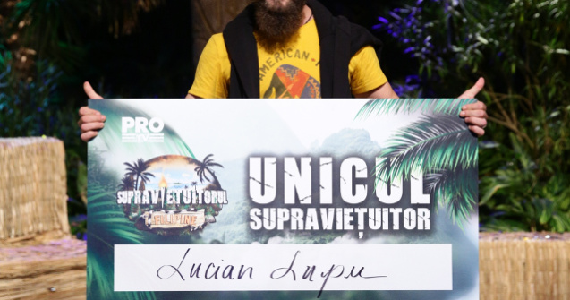 Lucian a castigat Supravietuitorul