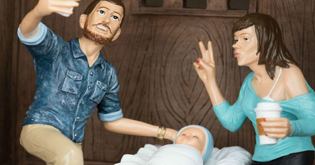 Cum ar fi aratat scena nasterii daca Iisus ar fi venit pe lume in 2016