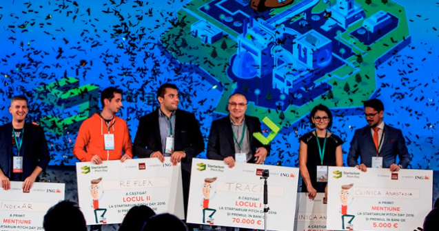 (P) Startup-ul romanesc Tracia a castigat Marele Premiu de 70.000 de Euro la Startarium Pitch Day