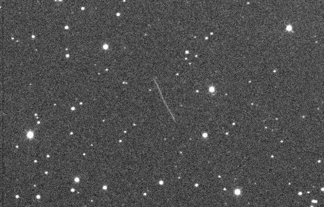 Asteroid in cadere, surprins intr-o fotografie