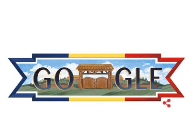 Google si-a modificat logoul pentru a marca Ziua Nationala a Romaniei