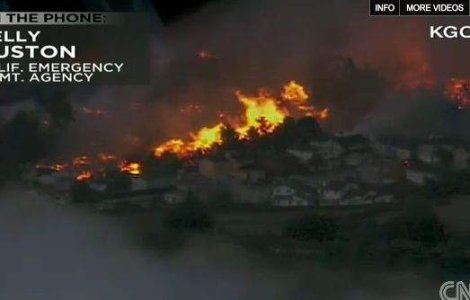  Video  Incendiu violent intr-o zona rezidentiala din San Francisco