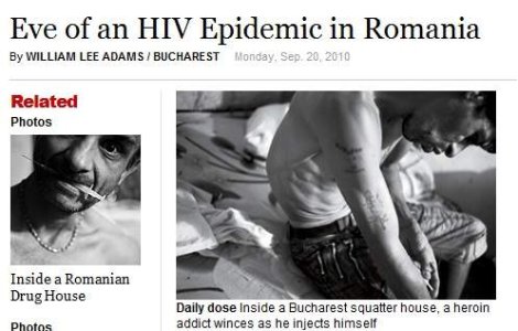 Time Magazine: Romania, la debutul unei epidemii de HIV/SIDA