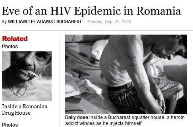 Time Magazine: Romania, la debutul unei epidemii de HIV/SIDA