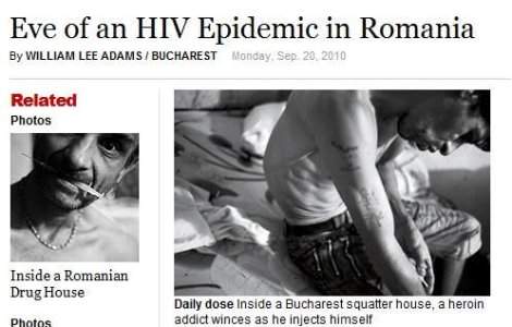 Time Magazine: Romania, la debutul unei epidemii de HIV/SIDA
