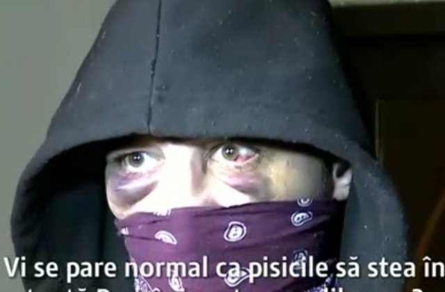 [VIDEO] Barbat din Galati, batut crunt dupa ce si-a lasat cainele sa sfasie o pisica. Cum isi explica gestul