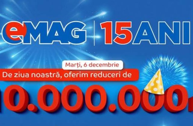 7 oferte cu reduceri de ziua eMAG