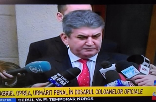 Gabriel Oprea a venit la sediul DNA