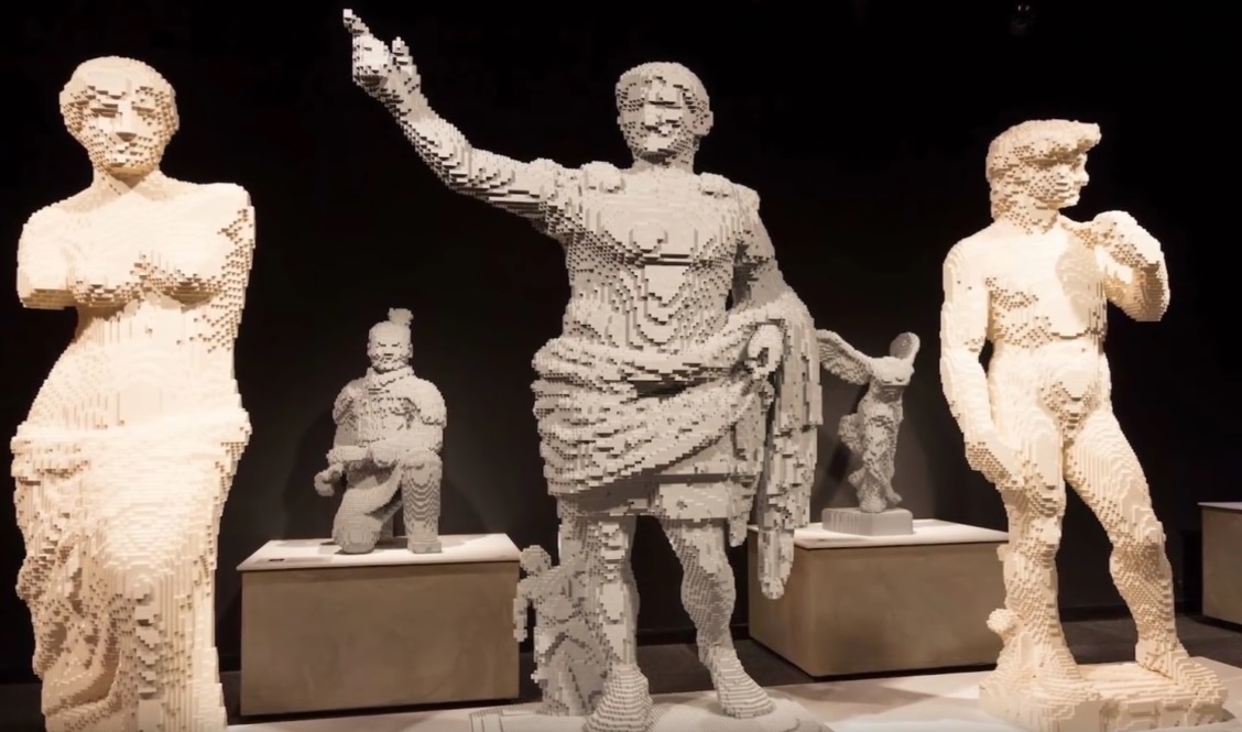 Imitarea unor sculpturi celebre