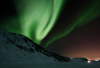 Aurora boreala in Normandia