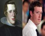 Regele Filip al IV-lea al Spaniei si Mark Zuckerberg