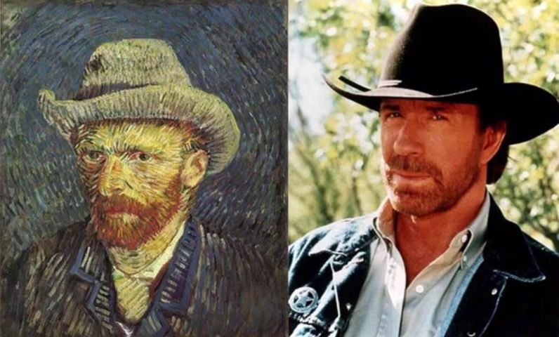 Vicent Van Gogh si Chuck Norris