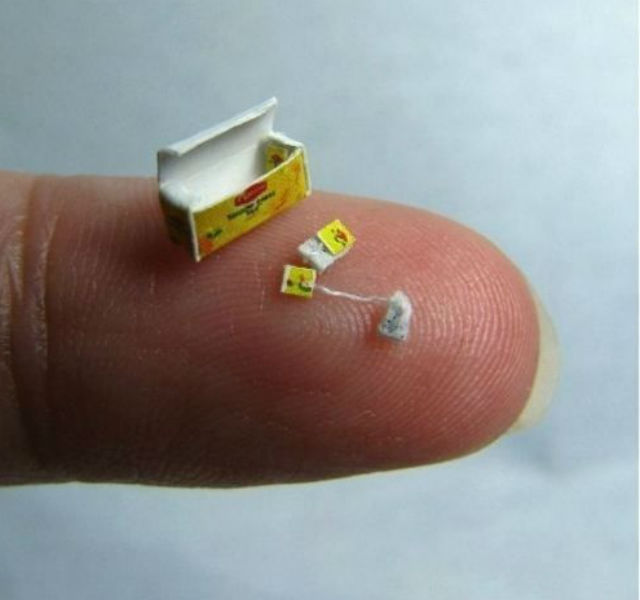 Cele mai mici pliculete de ceai