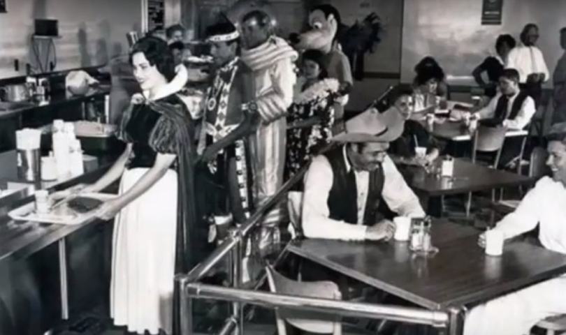Angajatii Disneyland la cantina, 1961