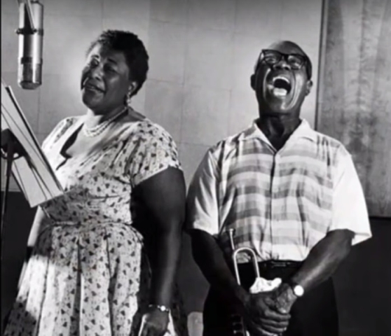 Ella Fitzgerald si Louis Armstrong