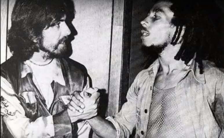 George Harrison si Bob Marley