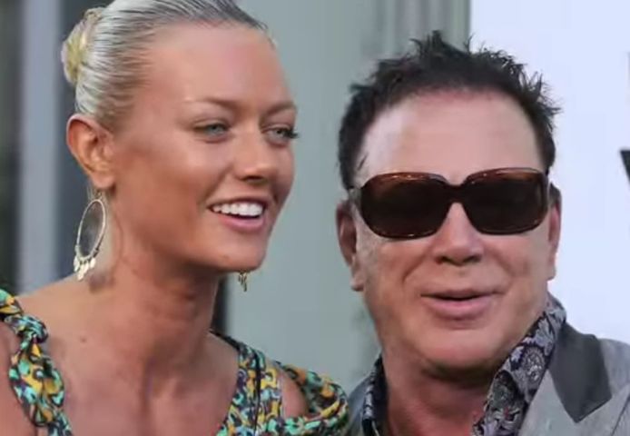 Anastassija Makarenko si Mickey Rourke