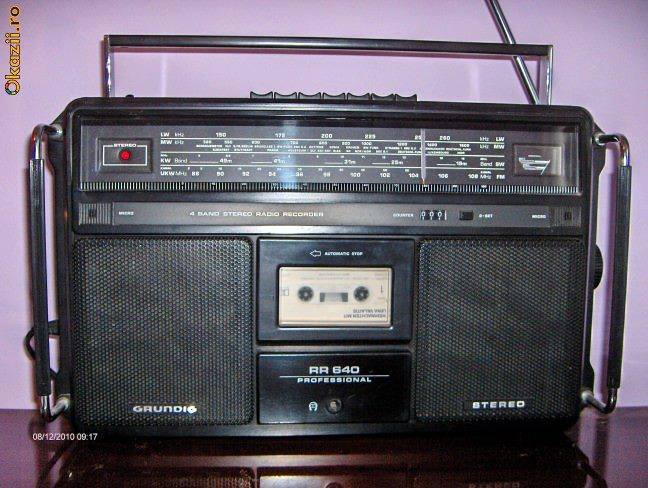 Casetofonul langa care tineam un creion in permanenta