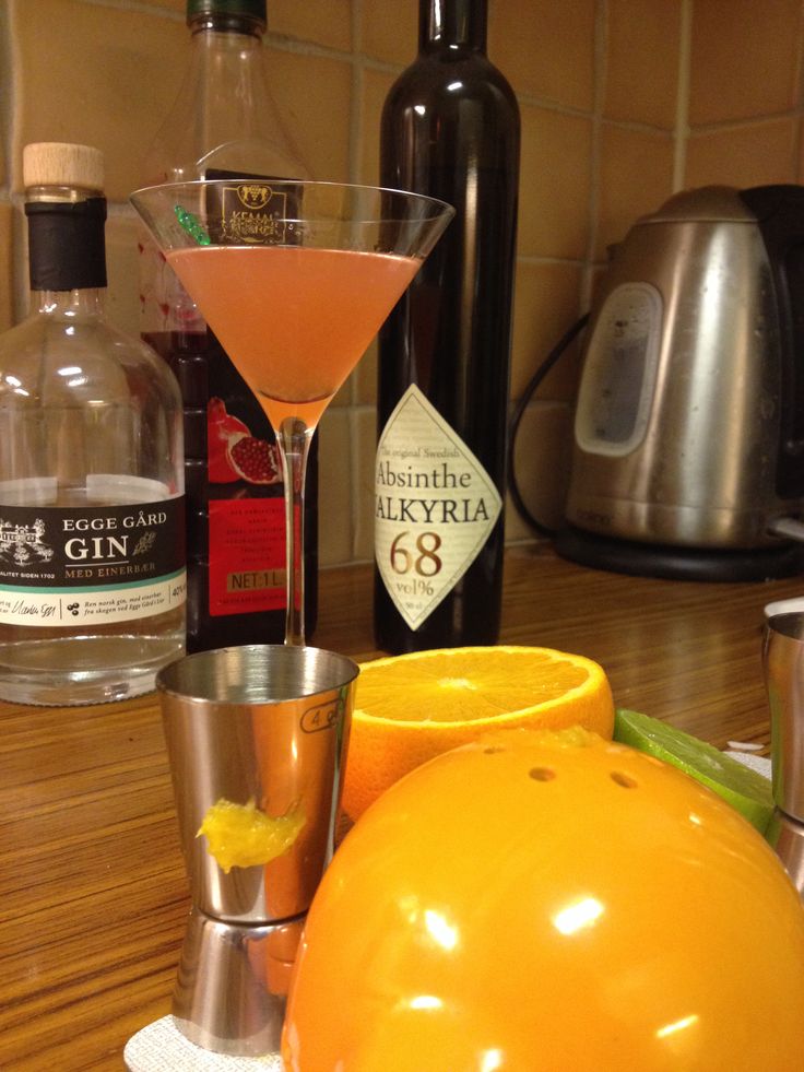 7. Absinth cu portocale inmuiate in vodca