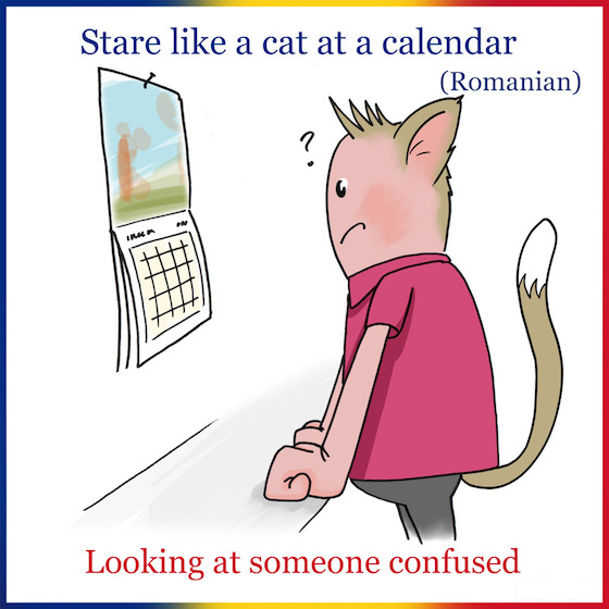 3. "Se uita ca mata-n calendar"