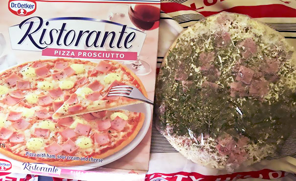Can pizza e cu oregano, nu cu sunca