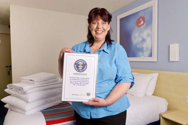 4. Cea mai rapida menajera din lume