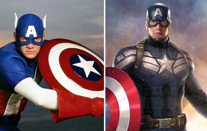 13. Capitain America 1990 si 2016