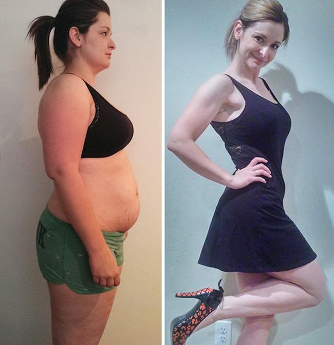 9. 2,5 ani mai tarziu si cu 55 de kg mai putin