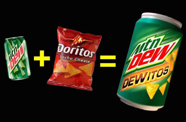 1. Mountain Dew cu aroma de Doritos...