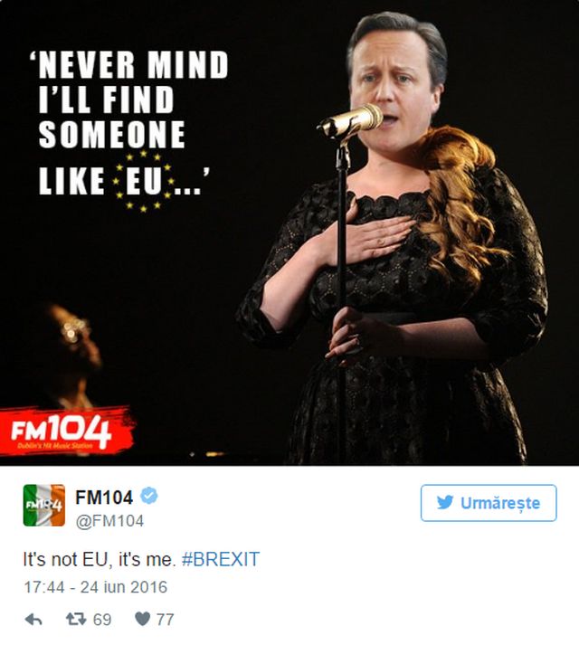 David Cameron e trist, dar viata merge inainte