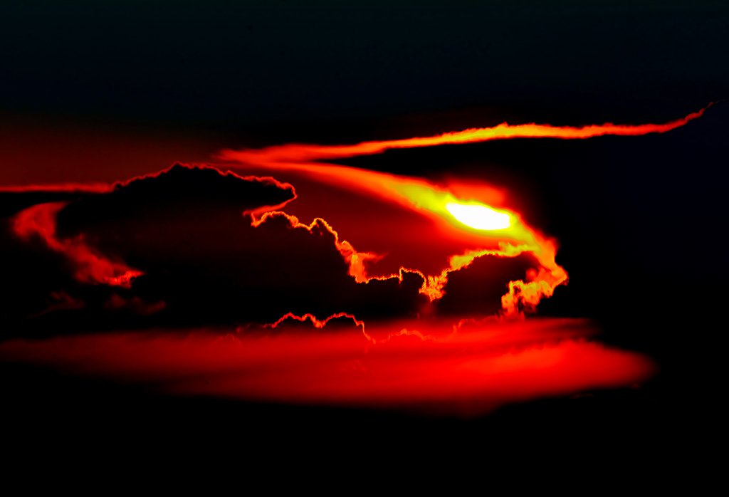 Furtuna la apus deasupra Germaniei