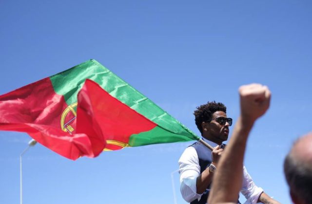 Steagul portughez nu a lipsit