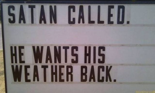 Aproape la fel de cald ca in Iad