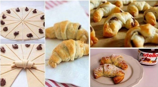 Cornulete cu ciocolata