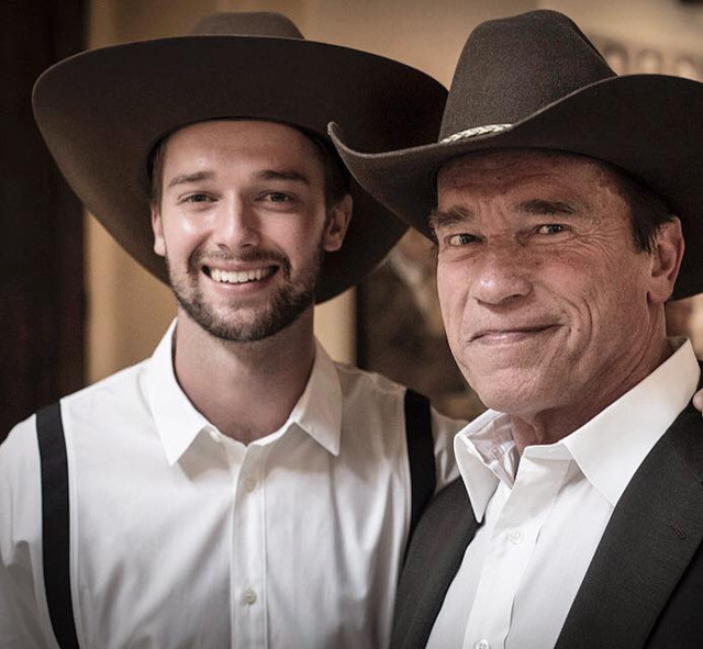 Arnold si Patrick Schwarzenegger